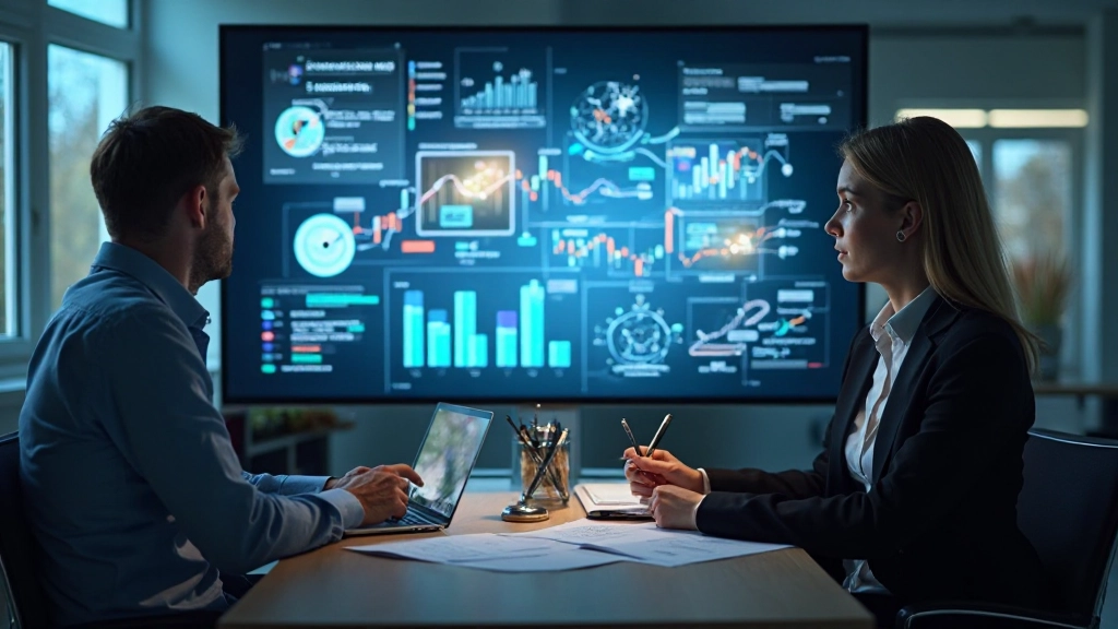 Manager having supportive conversation with team member about organizational changes